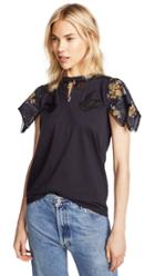 Coach 1941 Lace Embroidered T Shirt