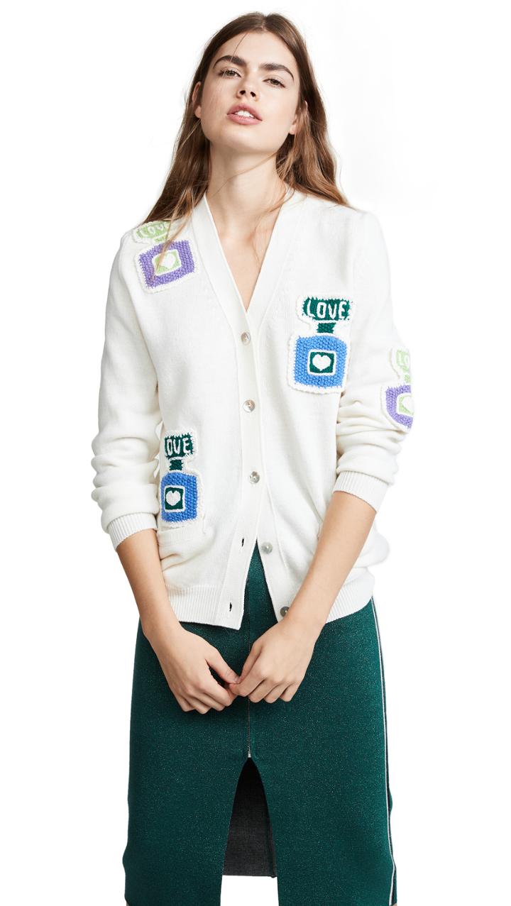 Michaela Buerger Perfume Patch Cardigan