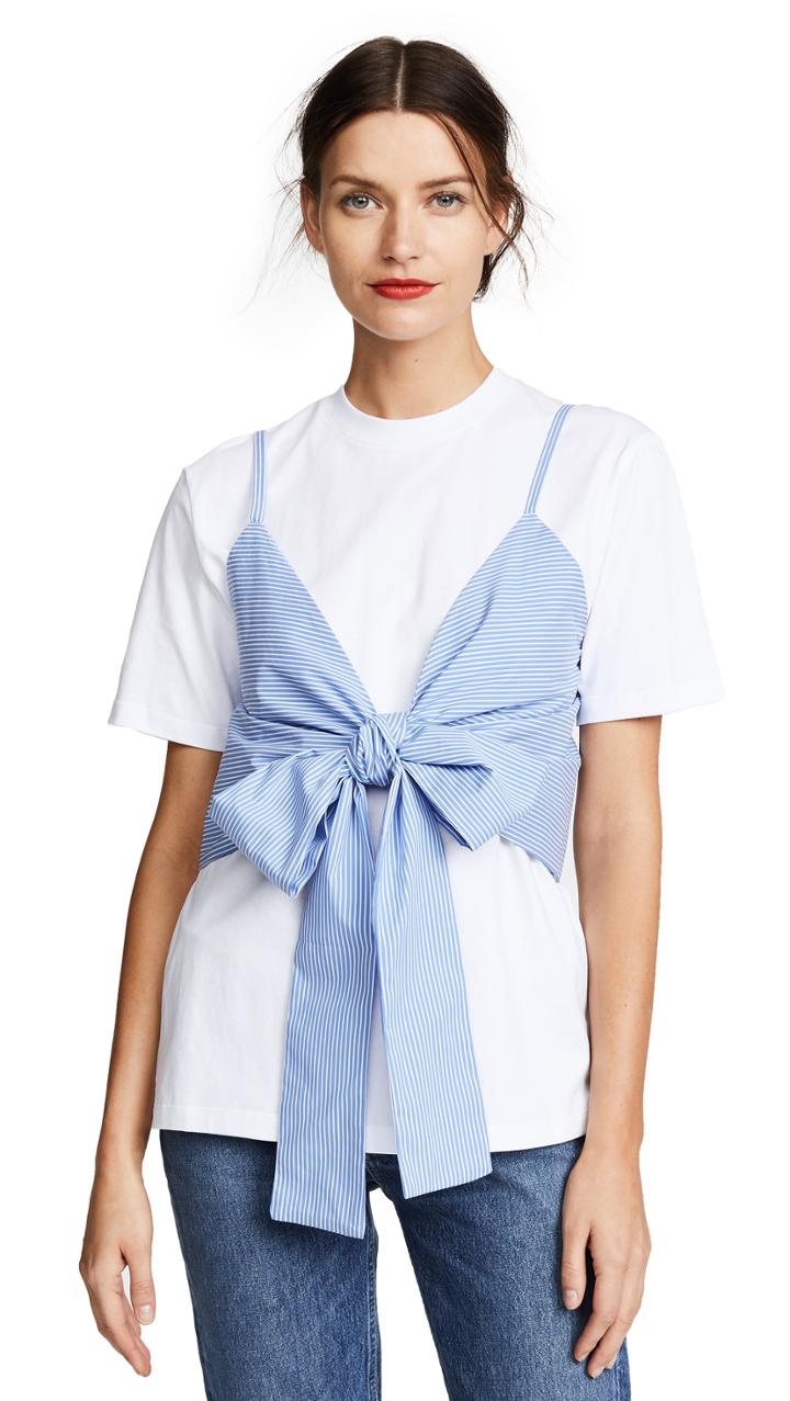 Msgm Bra Tee