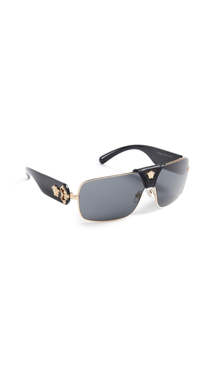 Versace Squared Baroque Sunglasses