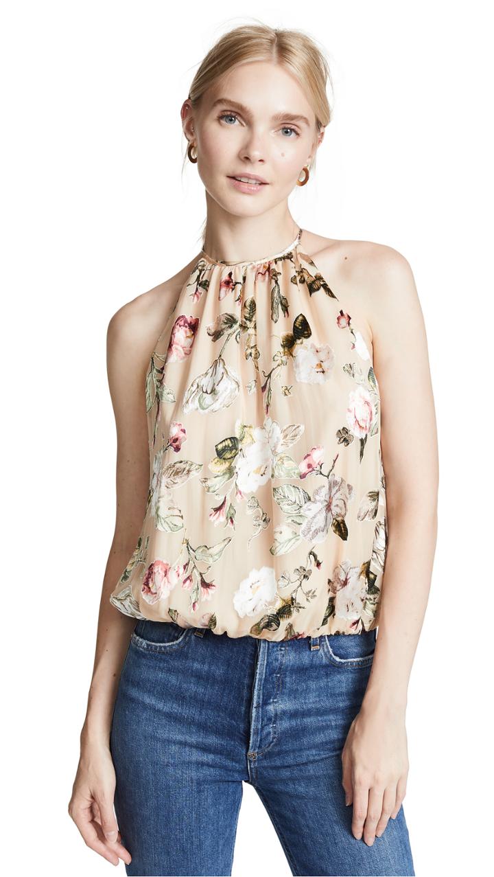 Alice Olivia Rosa Halter Top
