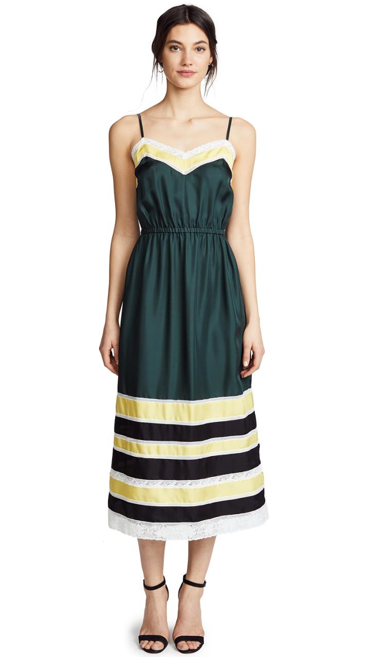 Robert Rodriguez Silk Slip Dress