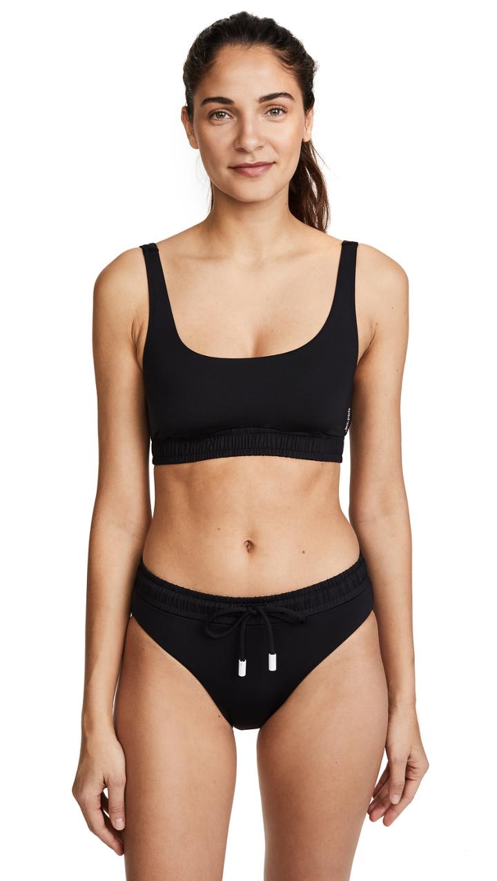 Les Girls Les Boys Track Bikini Top
