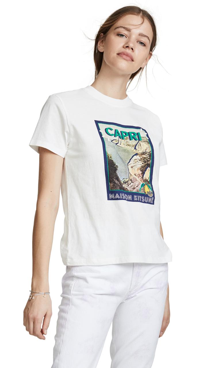 Maison Kitsune Locandina T Shirt