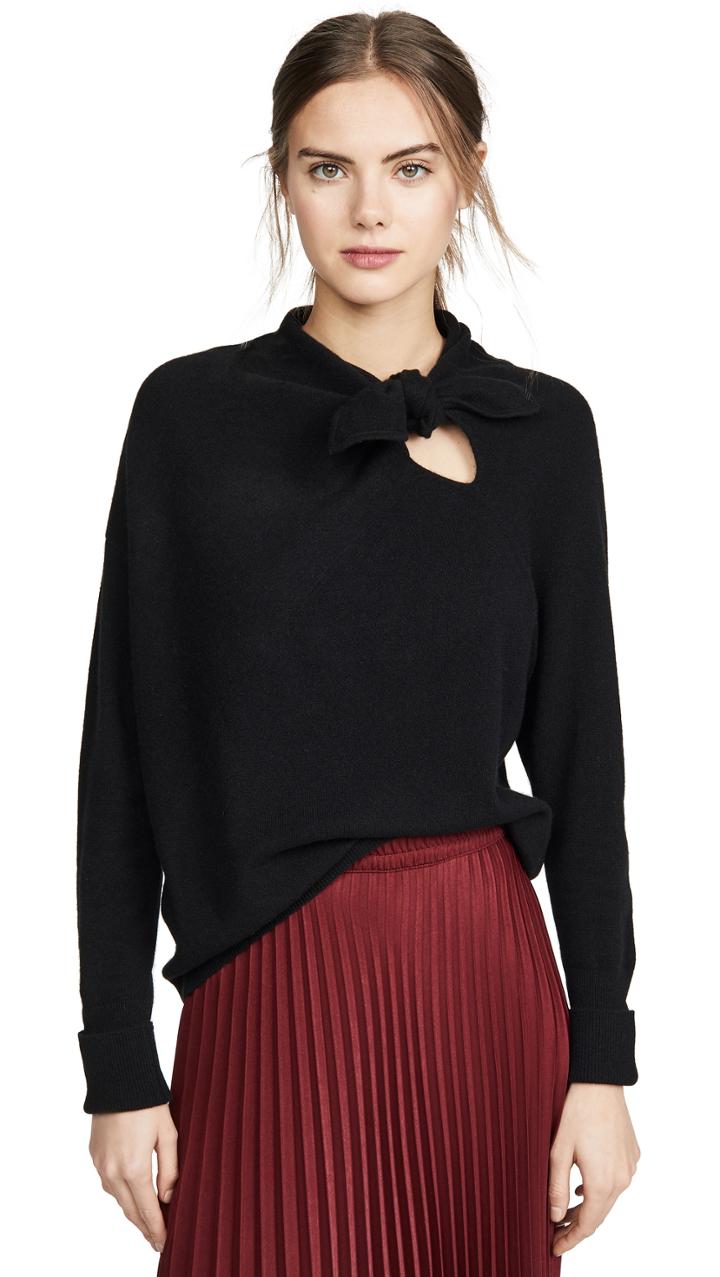 Brochu Walker Cleo Tie Cashmere Pullover