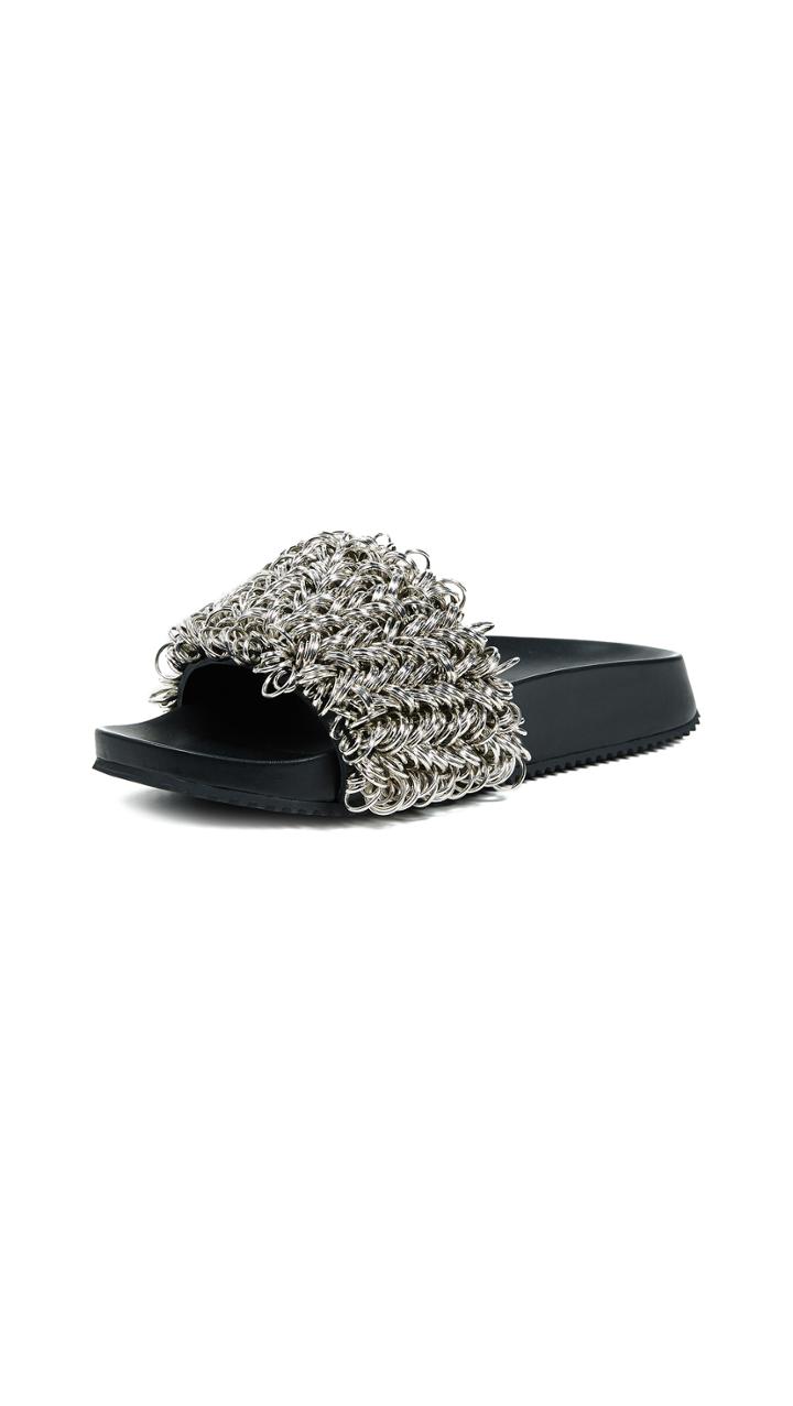Alexander Wang Suki Ring Slide Sandals