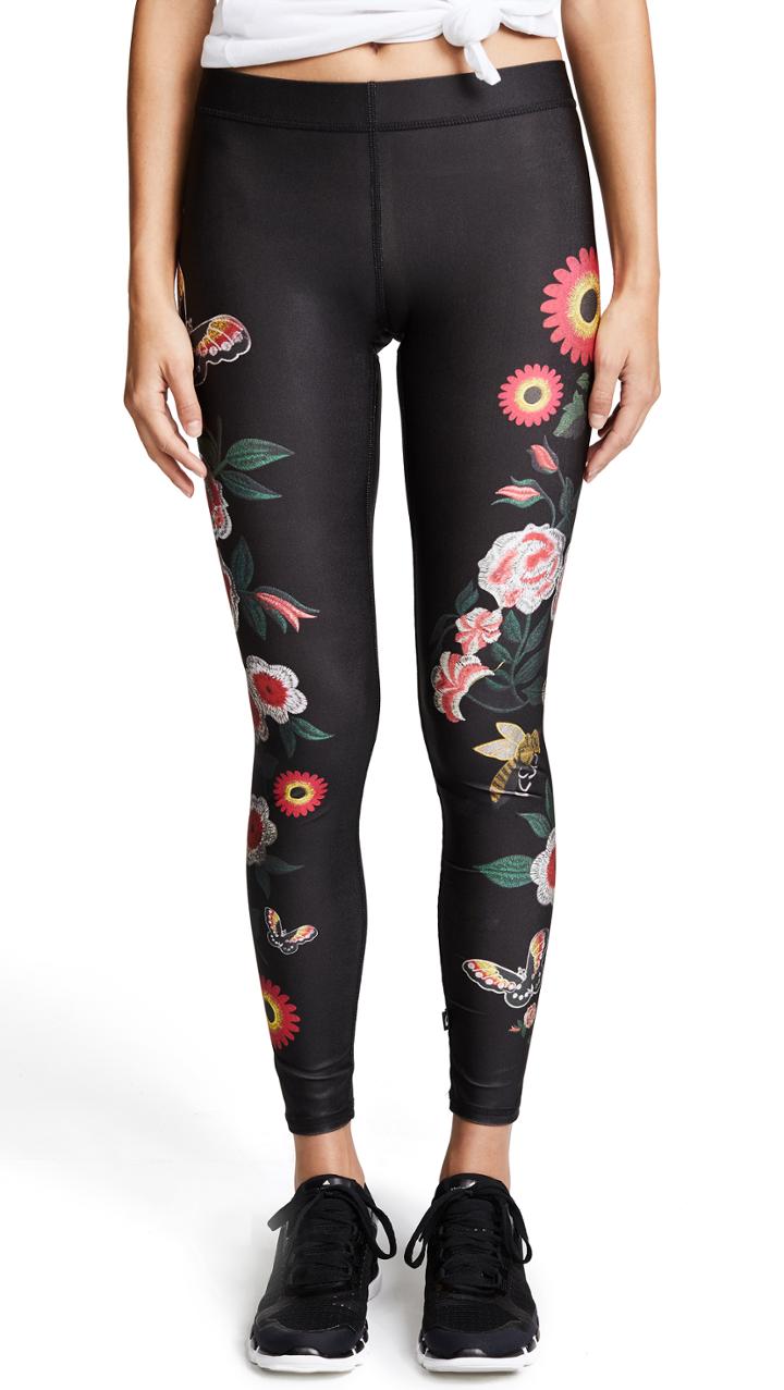 Terez Floral Juju Performance Leggings