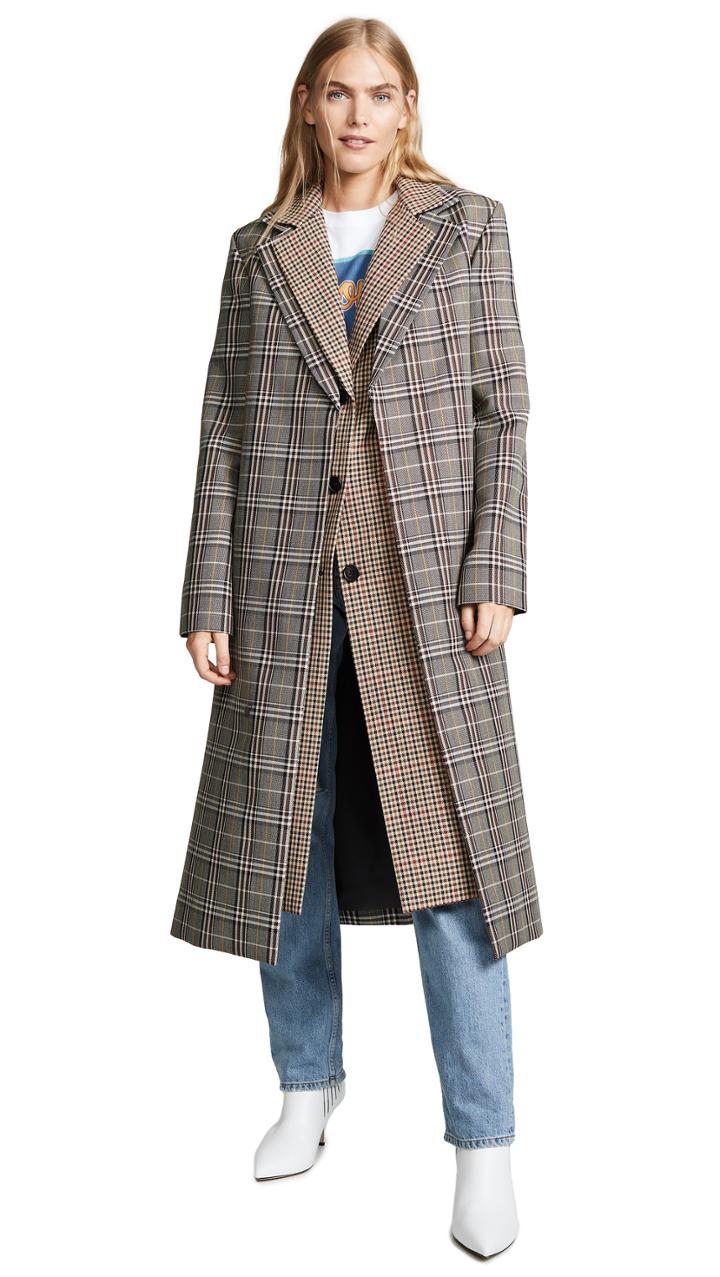 Monse Double Collar Coat