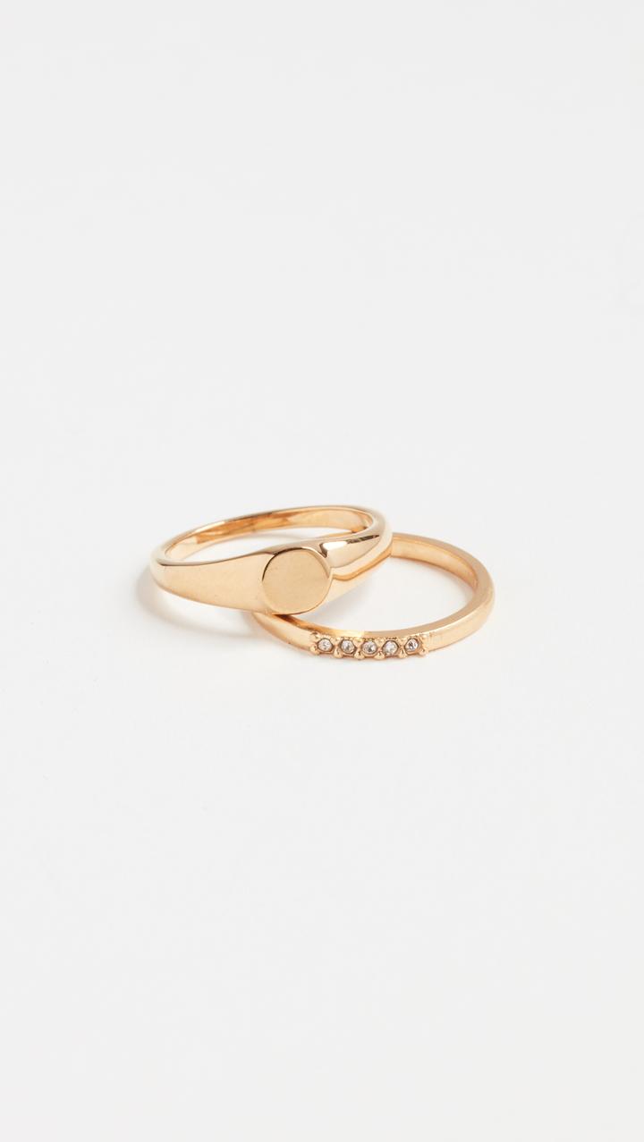 Madewell Pinky Ring Set