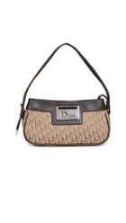 What Goes Around Comes Around Dior Brown Street Chic Small Shoulder Bag