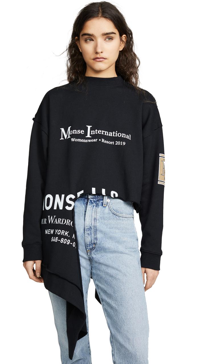 Monse Monse International Rip Sweatshirt