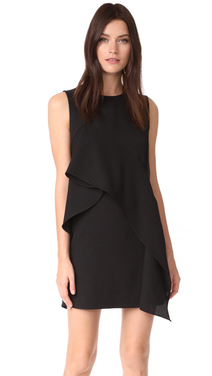 Diane Von Furstenberg Ruffle Front Mini Dress