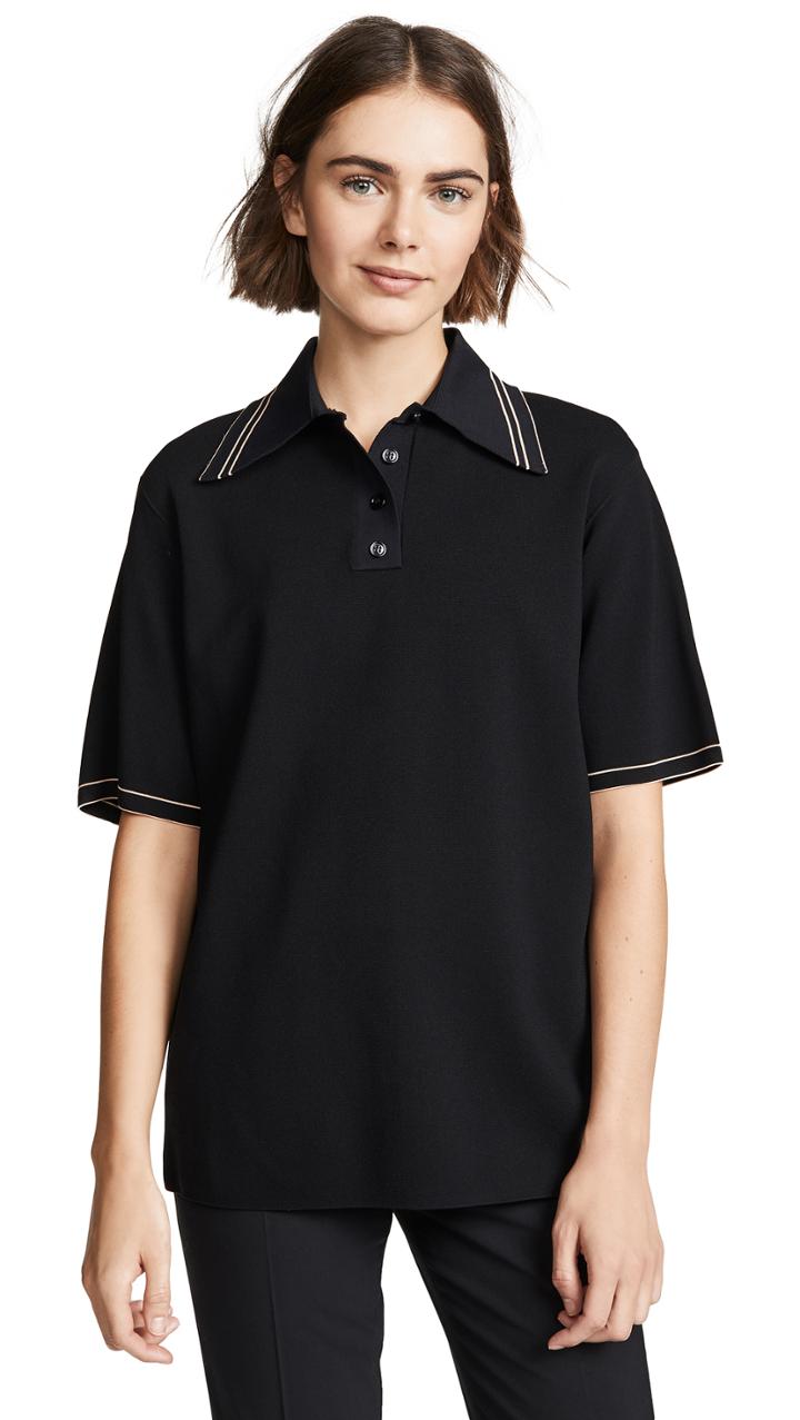 Helmut Lang Short Sleeve Polo Shirt