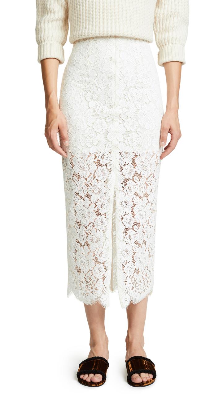 Ganni Jerome Lace Skirt