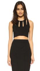 Cushnie Et Ochs Cropped Sleeveless Top
