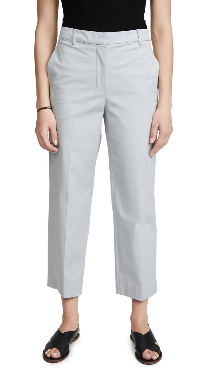 Theory High Waisted Straight Pants