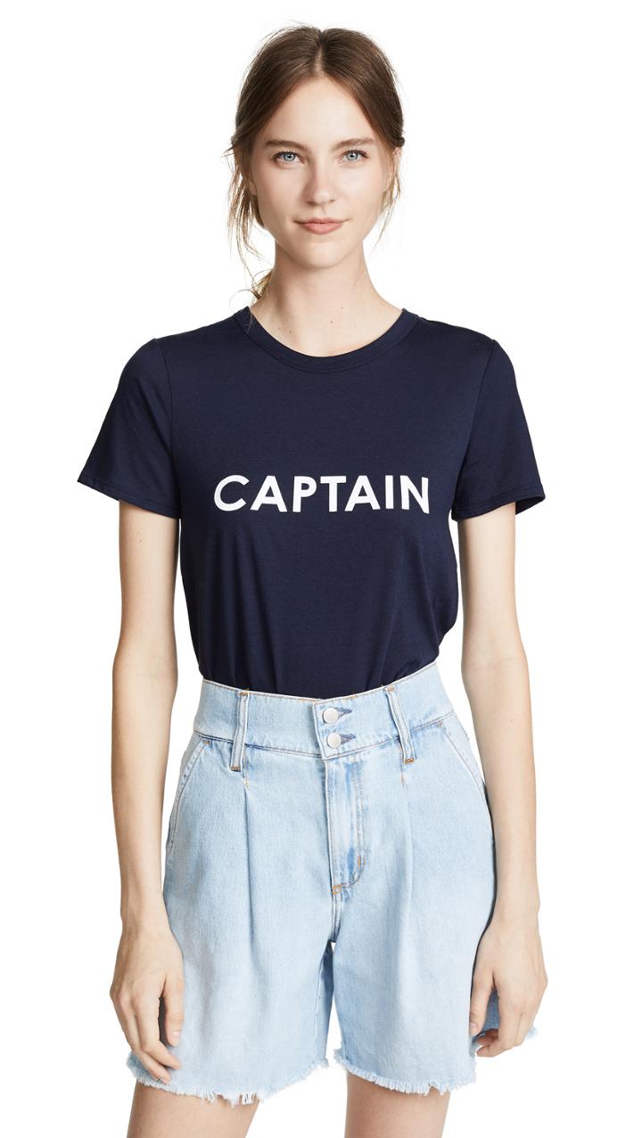 Veronica Beard Jean Crew Lauren Tee