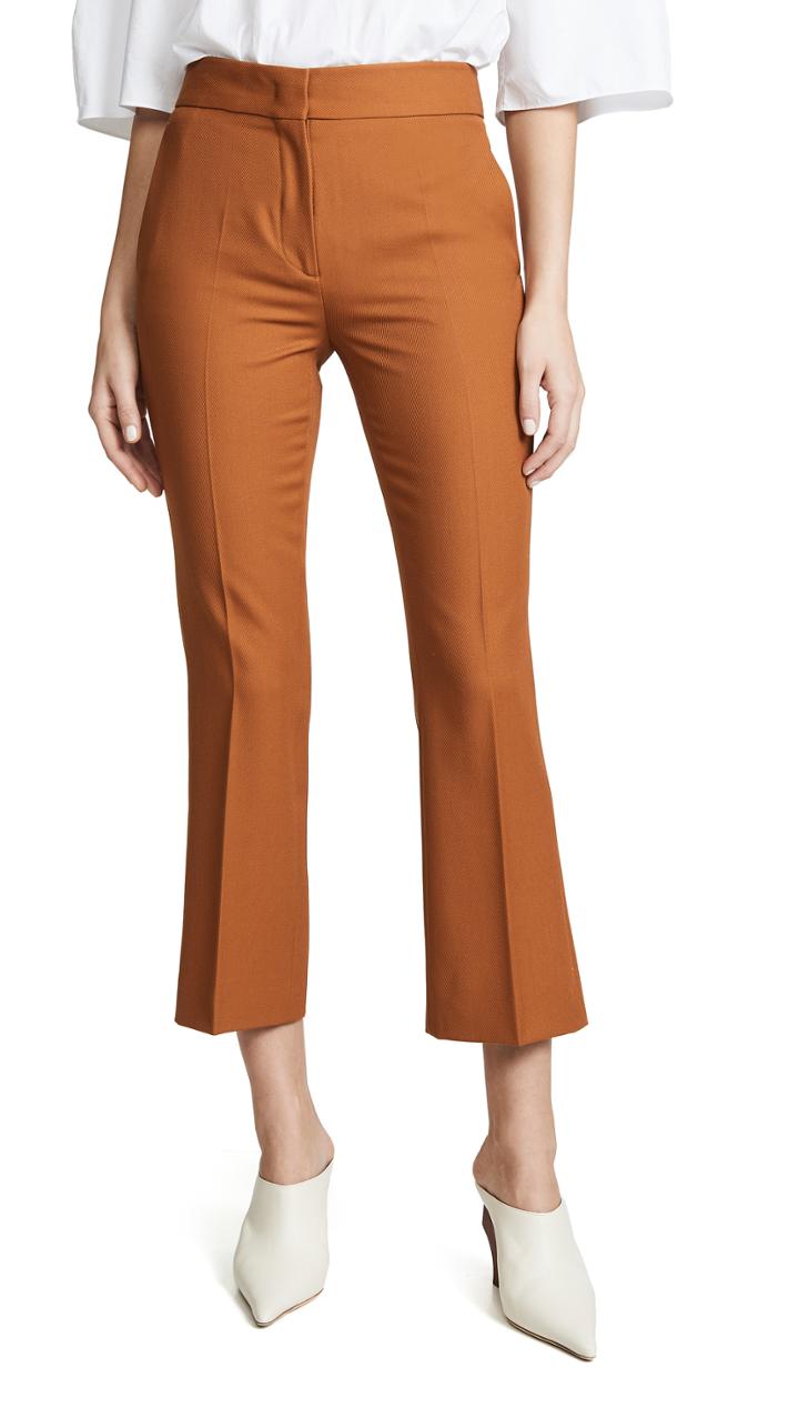 Cedric Charlier Crop Flare Pants