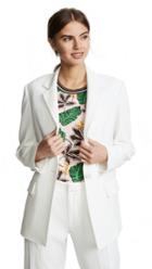 Jason Wu Grey Satin Back Crepe Jacket