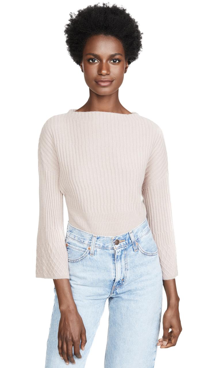 Tse Cashmere Stepped Rib Sweater