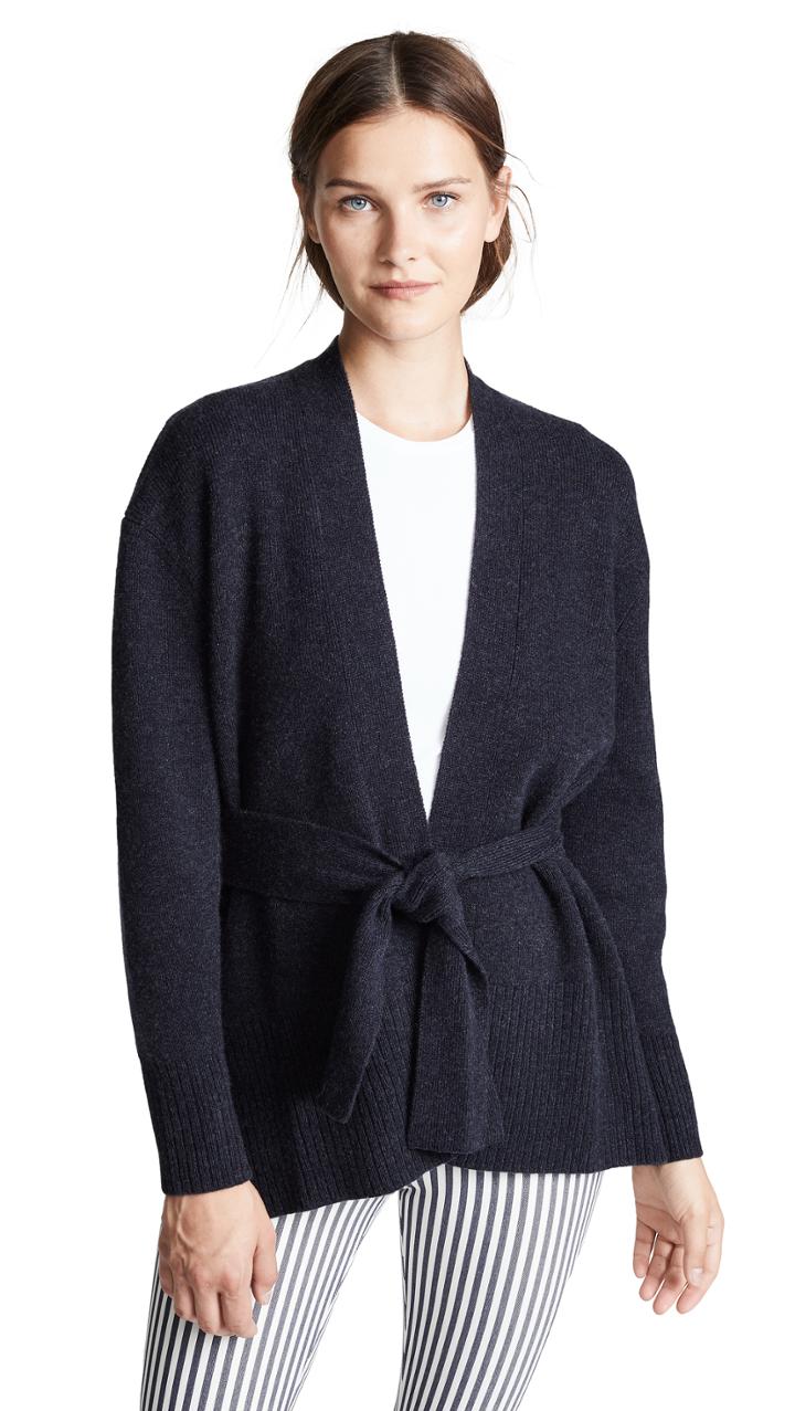 Le Kasha Oxford Cashmere Cardigan