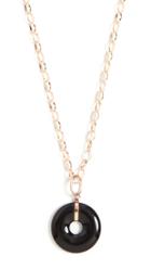 Loren Stewart 14k Onyx Torus Pendant Necklace
