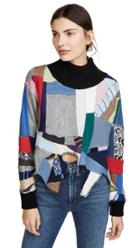 Ksenia Schnaider Oversized Patchwork Sweater