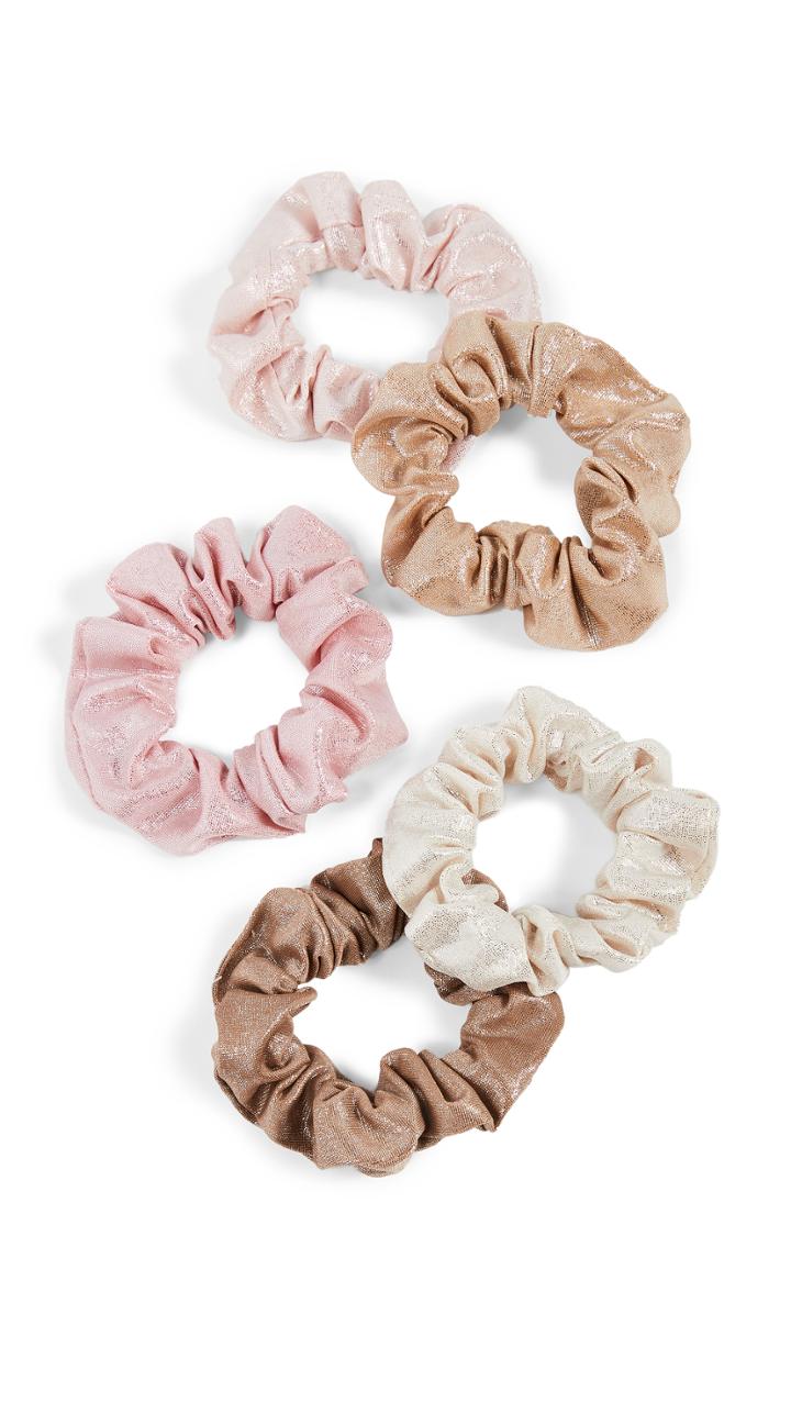 Kitsch Metallic Scrunchies