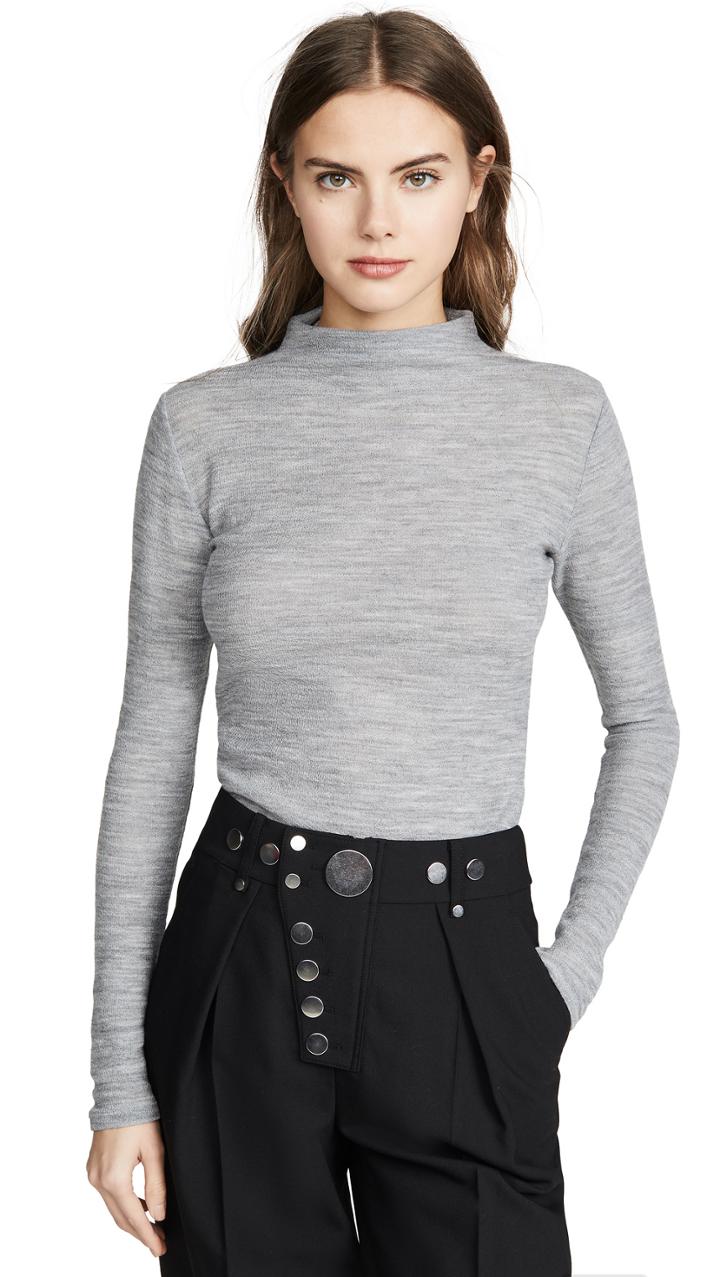 Vince Long Sleeve Funnel Neck Sweater