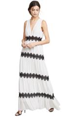Glamorous White Black Pinspot Dress