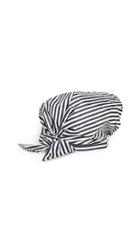 Kitsch Black And White Stripe Shower Cap