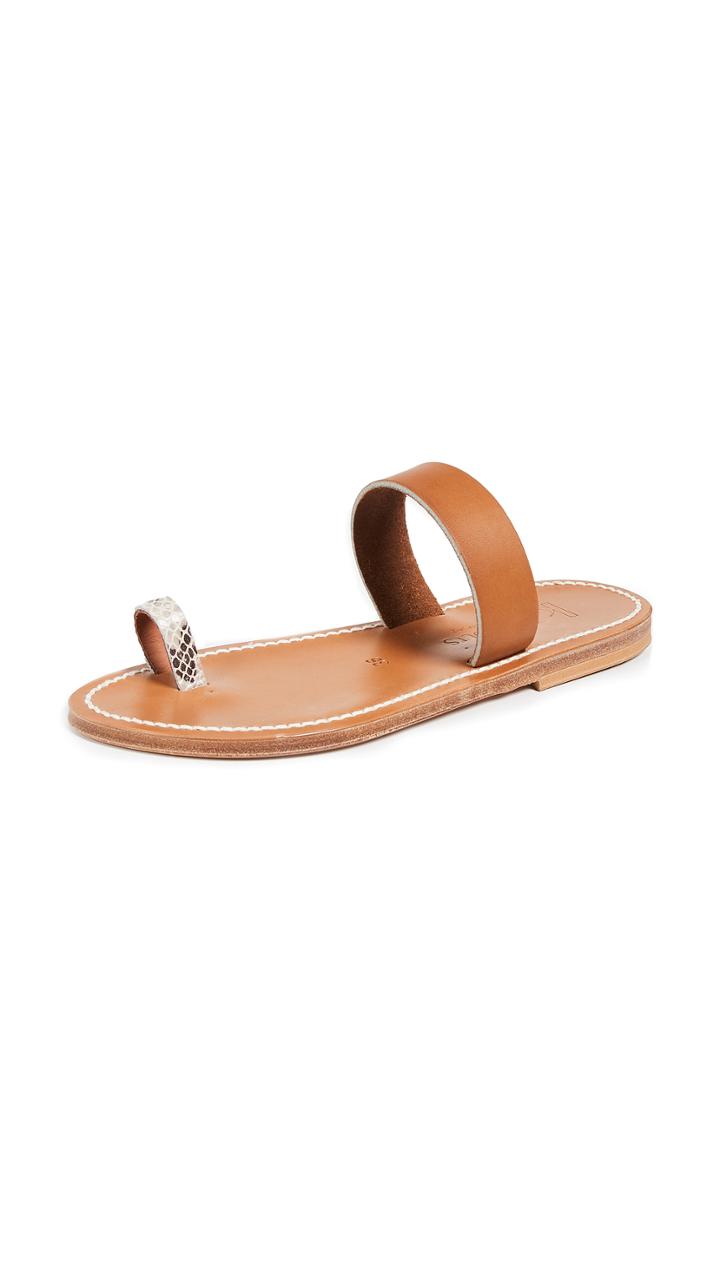 K Jacques Kali Toe Ring Slides