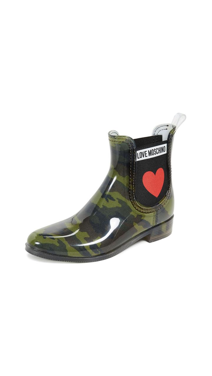 Moschino Love Moschino Rubber Chelsea Boots
