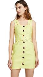 Nicholas Button Double Strap Dress