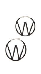 Off White W Earrings