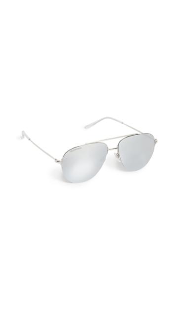 Balenciaga Naked Pilot Sunglasses