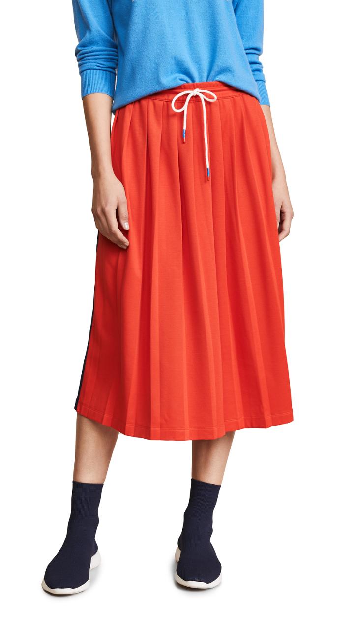 Tory Sport Double Stripe Track Skirt
