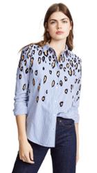 Scotch Soda Maison Scotch Animal Print Button Down