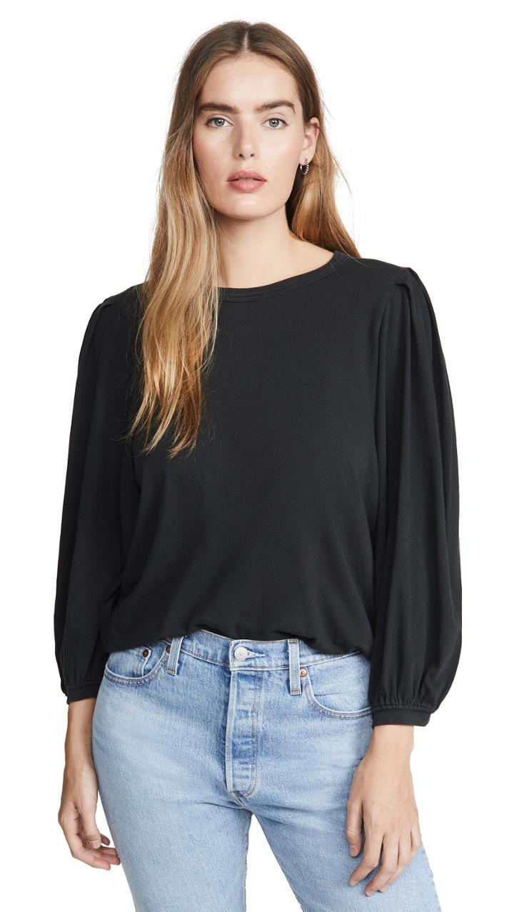 The Great The Pleat Sleeve Tee