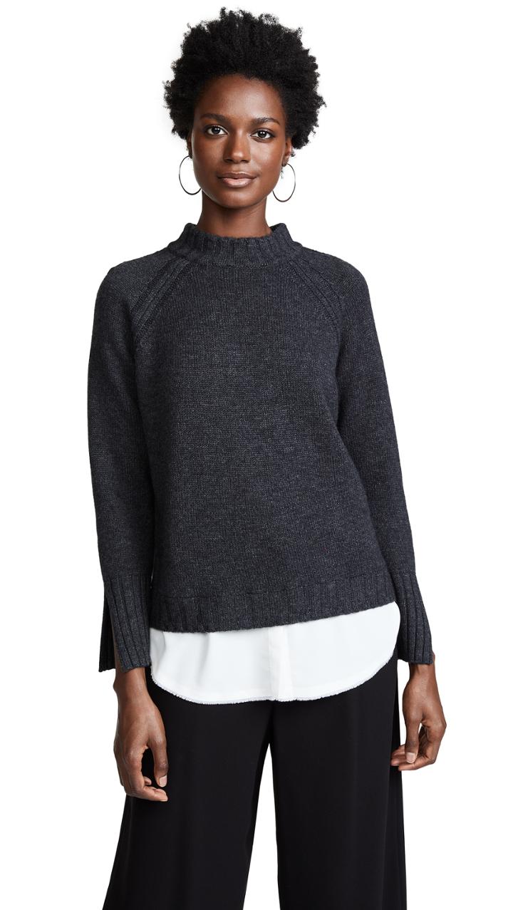Brochu Walker Strand Layered Pullover