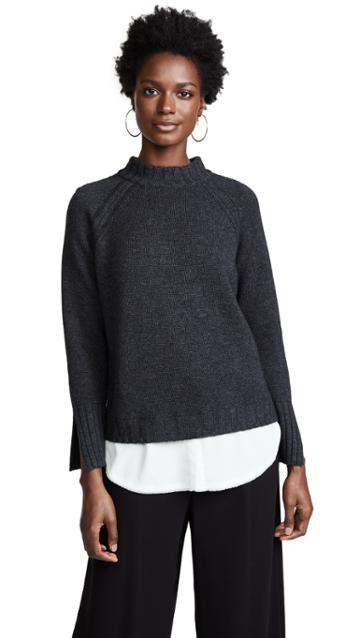 Brochu Walker Strand Layered Pullover