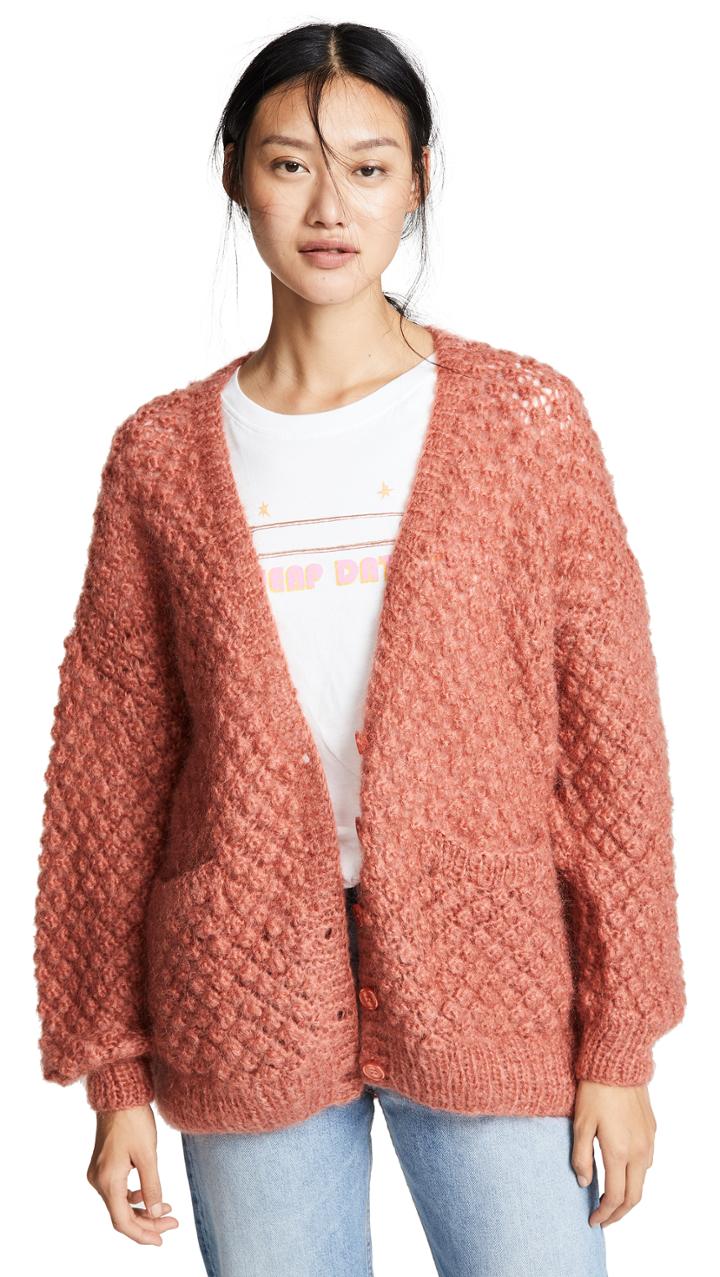 Mes Demoiselles Snow White Knitted Cardigan