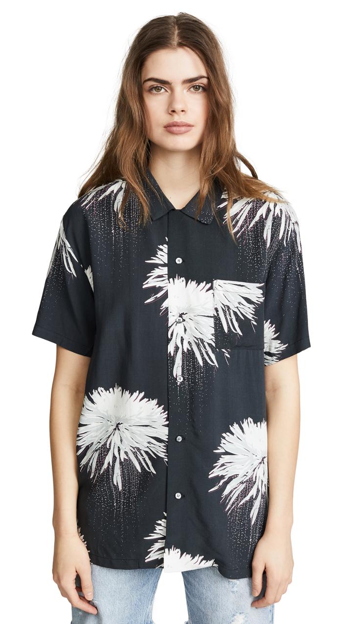 Double Rainbouu Space Junk Short Sleeve Hawaiian Shirt