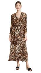 We Are Leone Leopard Wrap Dress