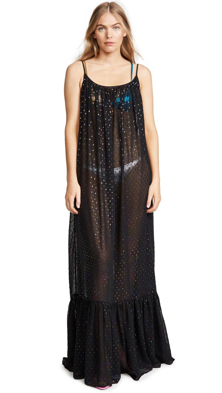 Caroline Constas Lola Plunge Back Cover Up
