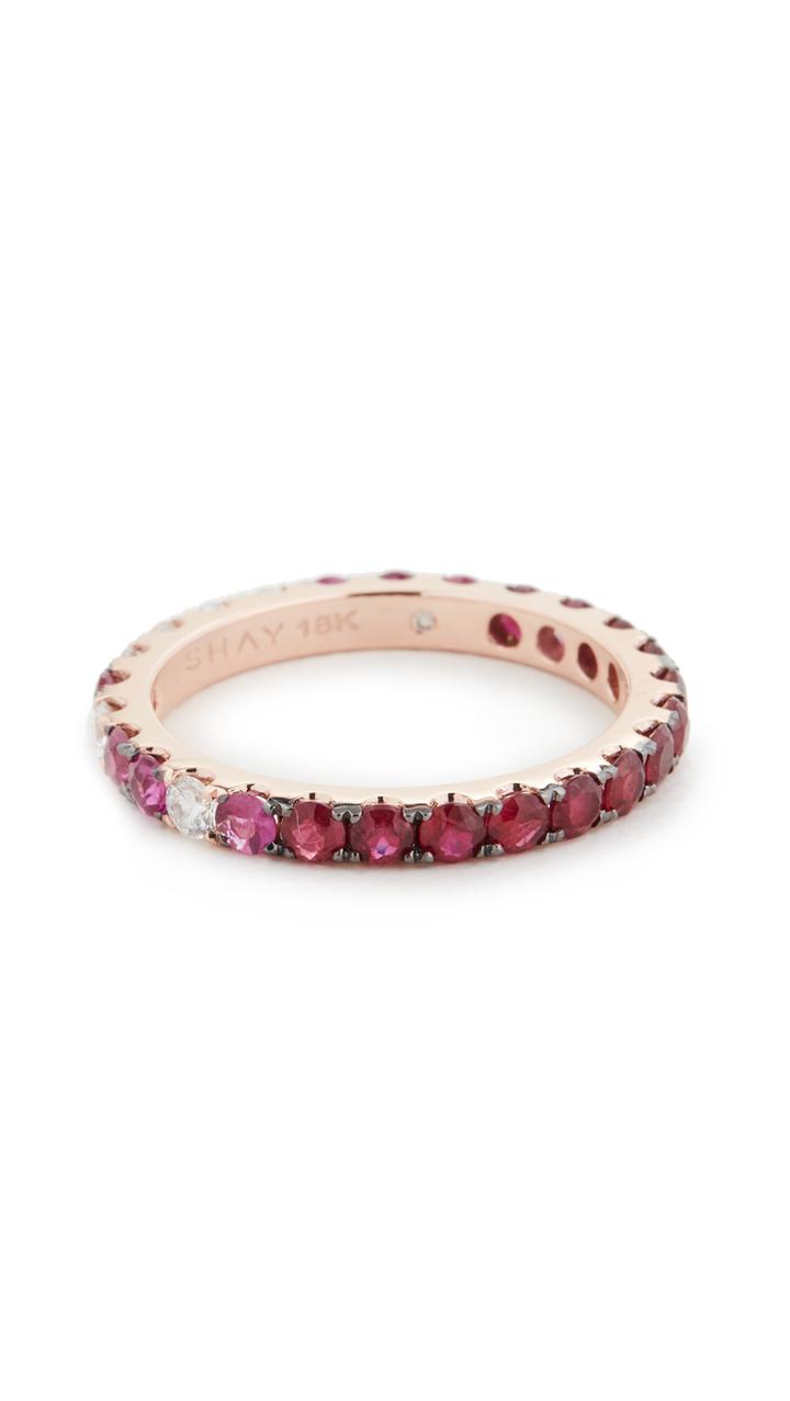 Shay Ruby Ombre Eternity Ring