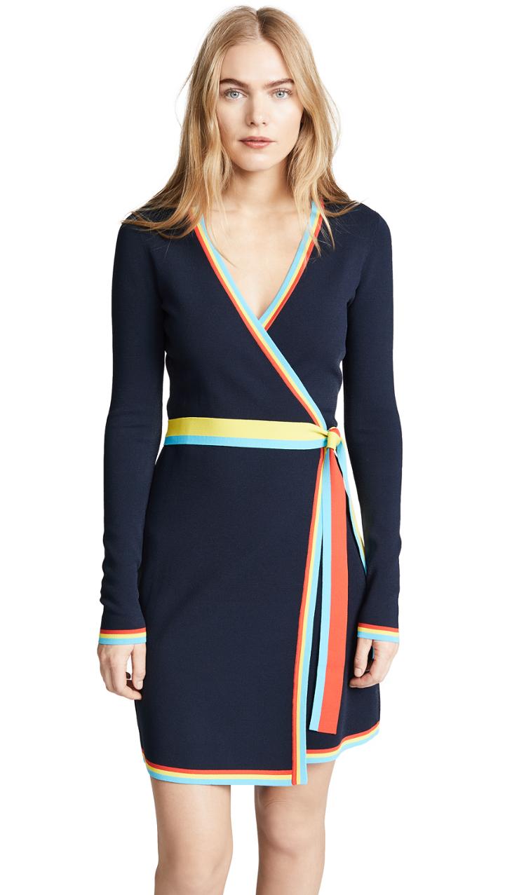 Diane Von Furstenberg Sweater Wrap Dress