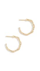 Jennifer Zeuner Jewelry Carmine Small Hoop Earrings