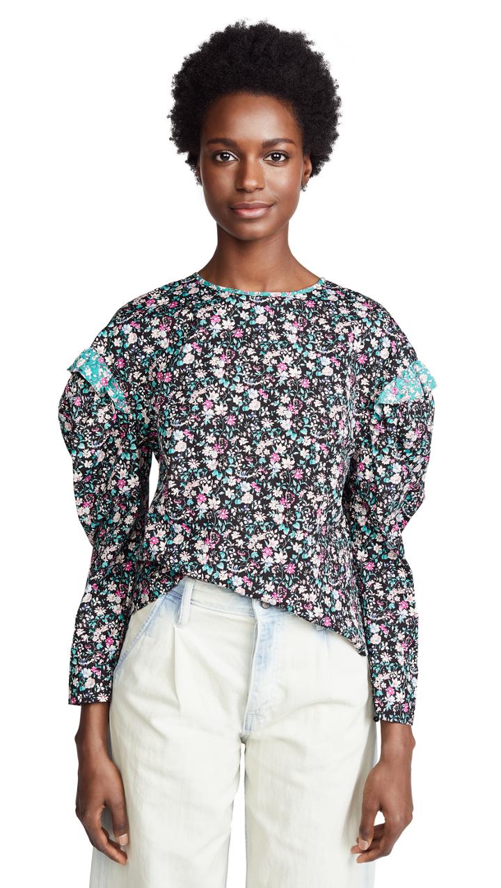 Leur Logette Garden Mini Flower Blouse