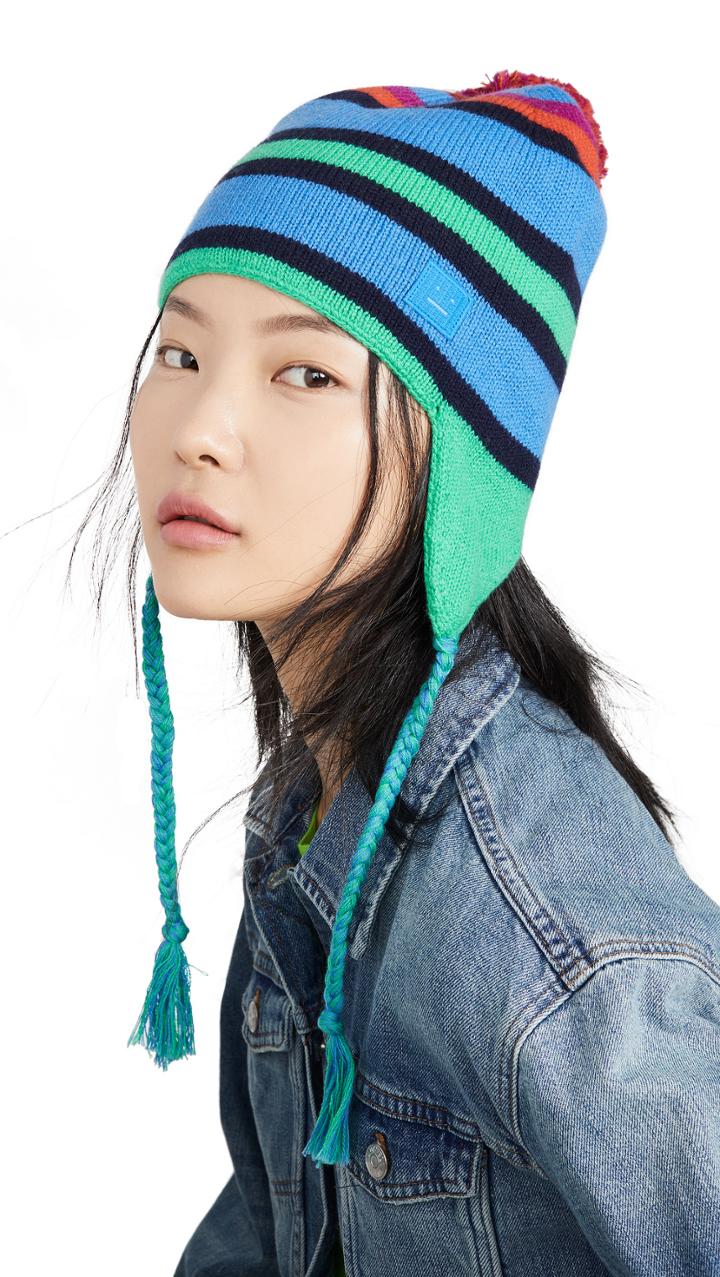 Acne Studios Multi Stripe Face Hat